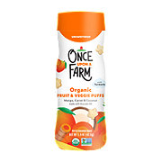 Once Upon a Farm Organic Fruit & Veggie Puffs - Mango, Carrot & Coconut