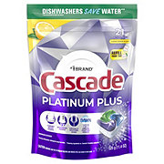 Cascade Platinum Plus Clean Lemon Scent Dishwasher Detergent ActionPacs