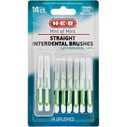 H-E-B Straight Interdental Brushes - Hint of Mint