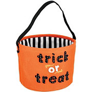 Destination Holiday Canvas Trick-Or-Treat Halloween Basket