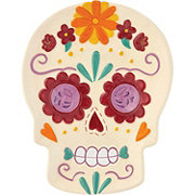 Destination Holiday Dia de los Muertos Sugar Skull Plate