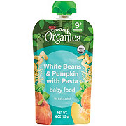 H-E-B Baby Organics Food Pouch - White Beans & Pumpkin with Pasta