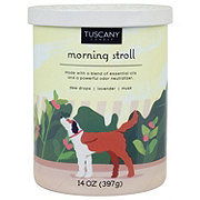 Tuscany Candle Morning Stroll Pet Odor Eliminator Candle - Lavender & Musk Scent