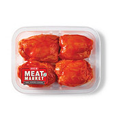 H-E-B Meat Market Marinated Boneless Chicken Thighs - Hot Wing Sauce