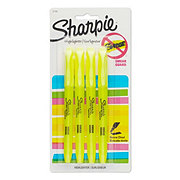 Sharpie Narrow Chisel Tip Pocket Highlighters - Yellow Ink