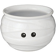 Destination Holiday Halloween Mummy Cauldron Ramekin - White