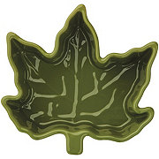 Destination Holiday Fall Maple Leaf Ramekin - Green