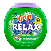 Gain Super Sized Flings! Relax Laundry Detergent Pacs - Dewdrop Dream