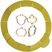 Destination Holiday Fall Pie Shield & Mini Fall Cookie Cutter Set