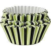 Destination Holiday Halloween Frankenstein Baking Cups - Black & Green Stripes