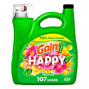 Gain Happy Hibiscus Hula Liquid Laundry Detergent 107 Loads