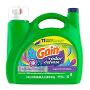 Gain + Odor Defense HE Liquid Laundry Detergent, 128 Loads - Super Fresh Blast