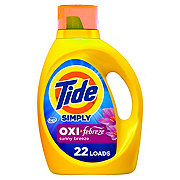 Tide Simply Oxi Boost Febreze Odor Defense HE Liquid Laundry Detergent, 22 Loads - Sunny Breeze