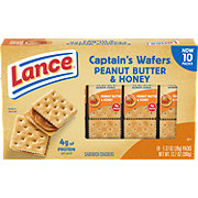 Lance Sandwich Crackers Captain's Wafers Peanut Butter & Honey