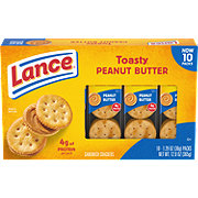 Lance Sandwich Crackers Toasty Peanut Butter