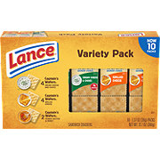 Lance Sandwich Crackers Variety Pack Captain's Wafers