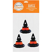 Destination Holiday Halloween Hanging Honeycomb Witch Hats