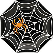 Destination Holiday Halloween Spider Webs Paper Plates