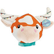 Woof & Whiskers Plush Dog Toy - Christmas Longhorn