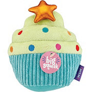 Woof & Whiskers Plush Dog Toy - Christmas Cupcake