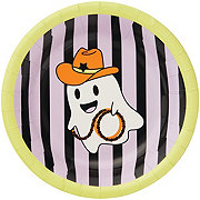 Destination Holiday Halloween Cowboy Ghost Paper Plate, 7"