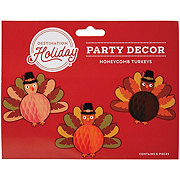 Destination Holiday Thanksgiving Honeycomb Turkey Set