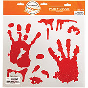 Destination Holiday Halloween Bloody Hand Print Gel Cling