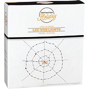 Destination Holiday Halloween LED Spider Web Lights