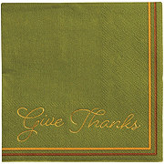 Destination Holiday Thanksgiving Give Thanks Napkins