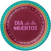 Destination Holiday Dia De Los Muertos Paper Plates, 10 ct