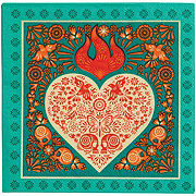 Destination Holiday Dia de los Muertos Sacred Heart Paper Napkins