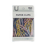 U Style Medium Paper Clips - Assorted Colors