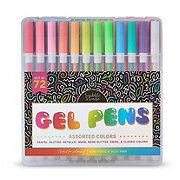Scribble & Scribe Neon Doodle Gel Pen Set - Assorted Ink