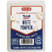 H-E-B Flavor Favorites Texas Roots White Pumpkin Scented Wax Melts