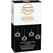 Destination Holiday Halloween LED Pumpkin Icicle Lights