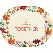 Destination Holiday Fall  Gather Together Oval Plate