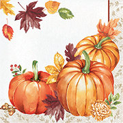 Destination Holiday Fall Pumpkin Harvest Lunch Paper Napkins