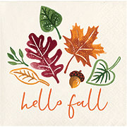 Destination Holiday Hello Fall Beverage Paper Napkins