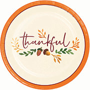 Destination Holiday Fall Thankful Lunch Paper Plate