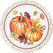 Destination Holiday Fall Pumpkin Harvest Lunch Paper Plate