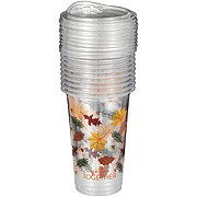 Destination Holiday Thanksgiving Gather Together Cups with Sip Lid, 16 oz