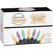 Destination Holiday Halloween LED 100 Count Multi Color String Lights