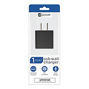 iHome Single Port USB Wall Charger - Black