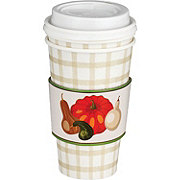 Destination Holiday Fall Gourd Coffee Cup with Lid