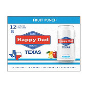 Happy Dad Texas Fruit Punch Hard Seltzer 12 pk Cans