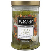 Tuscany Candle Cedar & Spice Scented Fall Candle