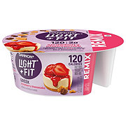 Dannon Light & Fit Remix Strawberry Cheesecake Greek Yogurt