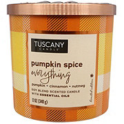 Tuscany Candle Pumpkin Spice Everything Scented Soy Candle