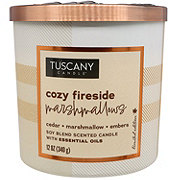 Tuscany Candle Cozy Fireside Marshmallows Scented Soy Candle