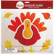 Destination Holiday Thanksgiving Turkey Gel Window Cling